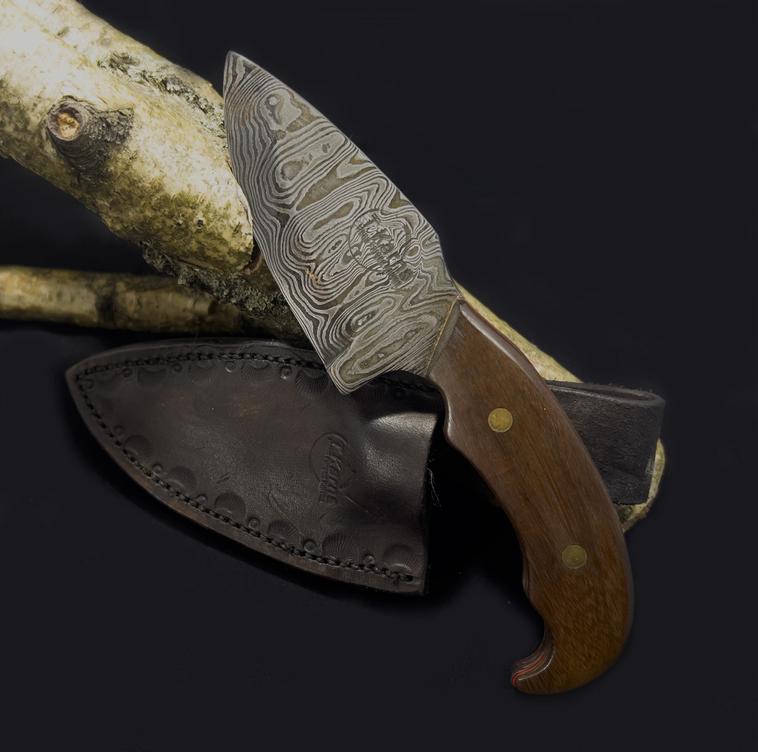 Elk Pin Hunter Walnut